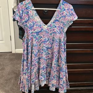 COPY - Matilda Jane lace trim camisole and flowy top combo